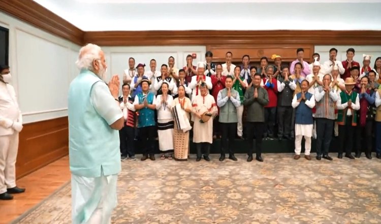 अरुणाचल के बिना अधूरे होते श्रीकृष्ण... विभिन्न जनजातियों के सामुदायिक नेताओं के प्रतिनिधिमंडल से पीएम मोदी की मुलाकात