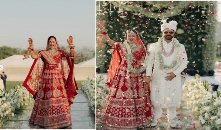 प्रियंका चोपड़ा की कजिन सिस्टर मीरा चोपड़ा ने की शादी, सब्यसाची के लहंगे में अब तक की सबसे सुंदर दुल्हन लगी