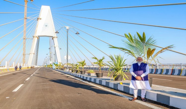 Kartavyapath| ये है देश का सबसे लंबा केबल आधारित पुल, द्वारका में बनाया गया सुदर्शन सेतु