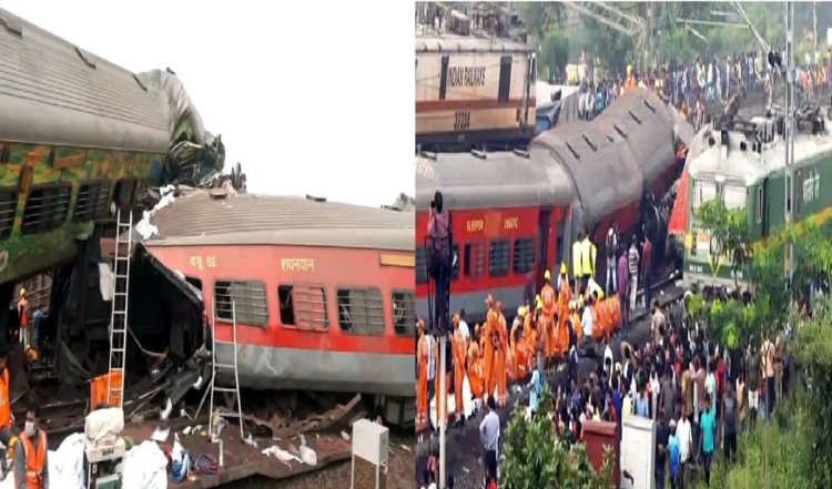 Train Accident। साबरमती एक्सप्रेस और मालगाड़ी के बीच हुई टक्कर, पटरी से उतरी कई बोगियां