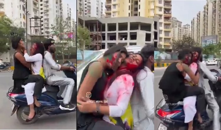 Instagram Reel के लिए लड़कियों ने हदें की पार, सड़कों पर किया ऐसा काम देखकर शर्म से हो जाएंगे लाल