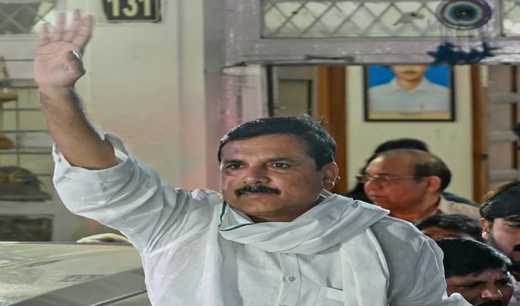 Sanjay Singh ने की प्रेस कॉन्फ्रेंस, BJP पर किया हमला, कहा- Arvind Kejriwal के खिलाफ रची गई साजिश