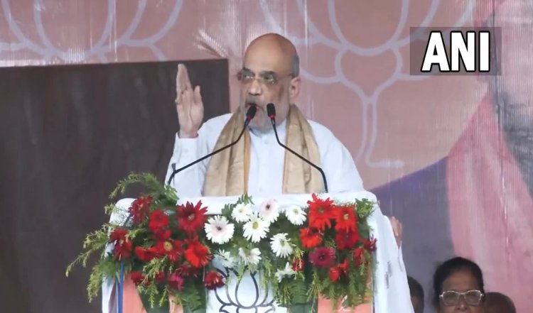 खराब मौसम के कारण नोएडा नहीं पहुंच सके अमित शाह, फोन से जनसभा को संबोधित किया