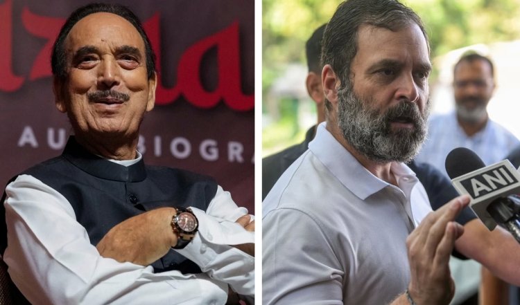 बीजेपी शासित राज्य में लड़ने से डर रहे हैं राहुल, आजाद ने अमेठी को लेकर कसा तंज