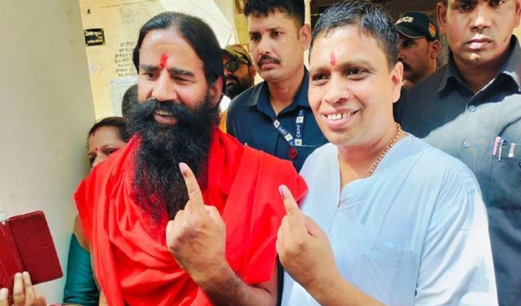 Uttarakhand : रामदेव ने वोट डाला, लोगों से सनातन शक्तियों को मजबूत करने वाली सरकार चुनने को कहा