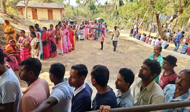 First Phase Voting । नगालैंड में दोपहर एक बजे तक 43.53 प्रतिशत मतदान । Lok Sabha Election 2024