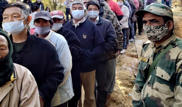 Manipur के 11 मतदान केंद्रों पर पुनर्मतदान में पूर्वाह्न 11 बजे तक 37.54 प्रतिशत मतदान