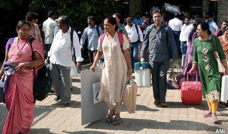 Lok Sabha Elections: कर्नाटक की 14 सीटों पर सुबह नौ बजे तक 9.21 प्रतिशत मतदान