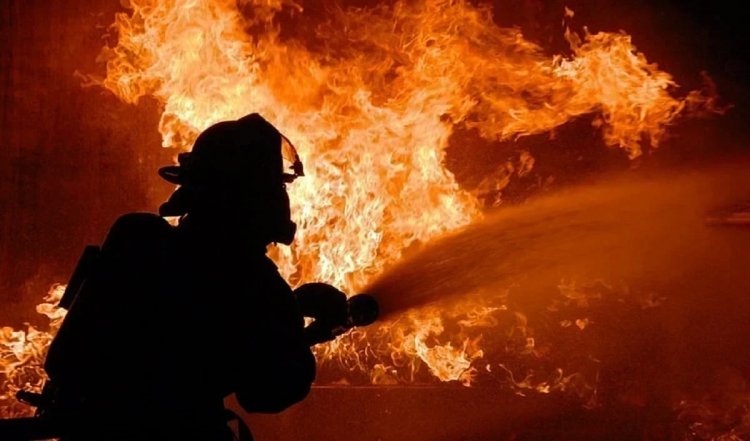 Delhi में आवासीय इमारत में आग, दमकलकर्मी सहित तीन घायल