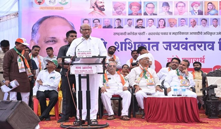 BJP संविधान में बदलाव करने के लिए चाहती है 400 से अधिक सीट : Sharad Pawar