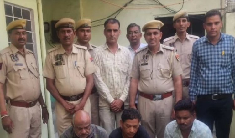 राजस्थान पुलिस ने डकैती की योजना बना रहे दो हिस्ट्रीशीटर समेत पांच बदमाशों को पकड़ा