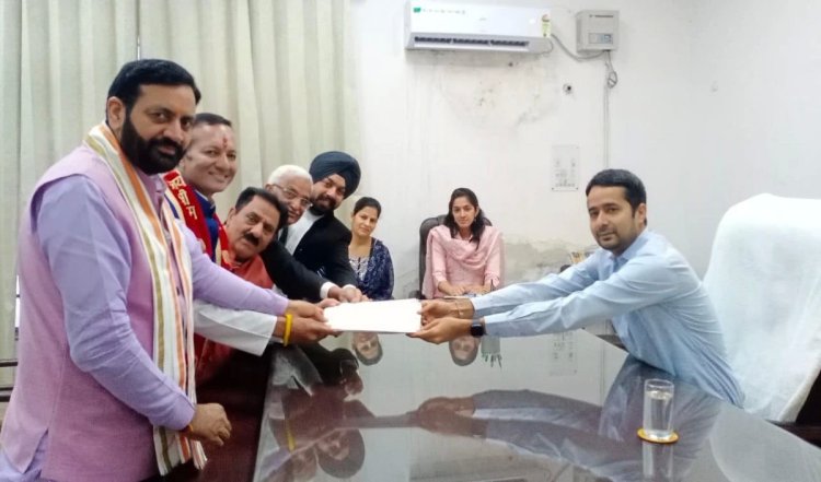 Haryana : BJP उम्मीदवार Naveen Jindal ने कुरूक्षेत्र सीट से नामांकन पत्र दाखिल किया