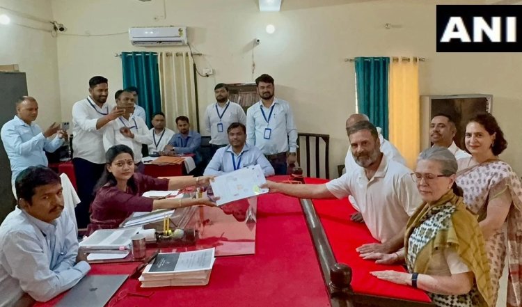 राहुल गांधी ने रायबरेली से दाखिल किया नामांकन, सोनिया-प्रियंका रहीं मौजूद, कांग्रेस ने कहा- लड़ेंगे और जीतेंगे