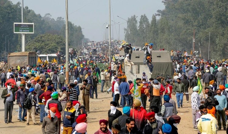 Punjab के पटियाला में भाजपा उम्मीदवार के खिलाफ प्रदर्शन के दौरान एक किसान की मौत