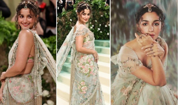 Met Gala 2024 | Sabyasachi ने 1965 घंटे लगाकर तैयार की थी मेट गाला के लिए Alia Bhatt की साड़ी, लेकिन एक्ट्रेस ने लुक डिस्क्रिप्शन में कर दी गड़बड़ी