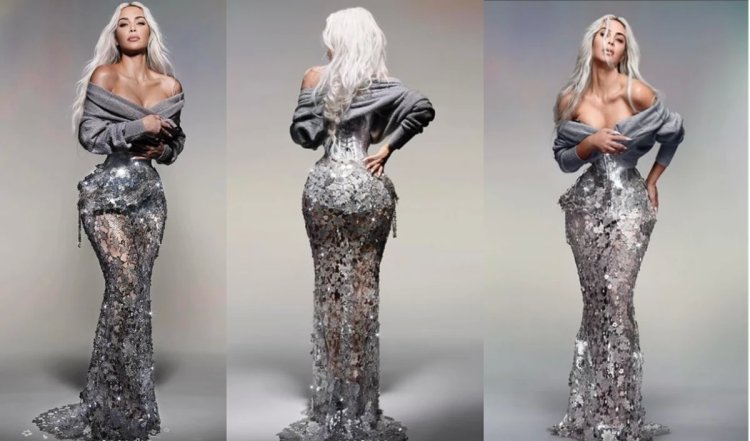 Met Gala 2024 |  Kim Kardashian के मेट गाला लुक ने इंटरनेट पर मचाया कोहराम, कमरबंद गाउन देखकर हैरान हुए फैंस