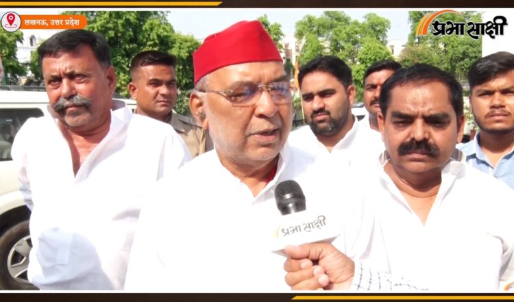 Lucknow में SP उम्मीदवार ने बढ़ाई रक्षा मंत्री Rajnath Singh की मुश्किलें, BJP में आंतरिक कलह का किया दावा