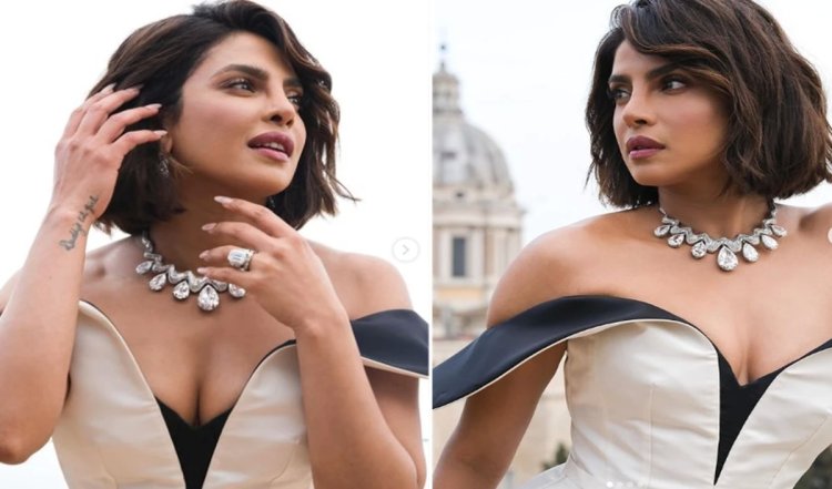 Priyanka Chopra Jonas ने फ्लॉन्ट किया 200 कैरेट का हीरे का हार, कीमत जानकर उड़ गये लोगों के होश