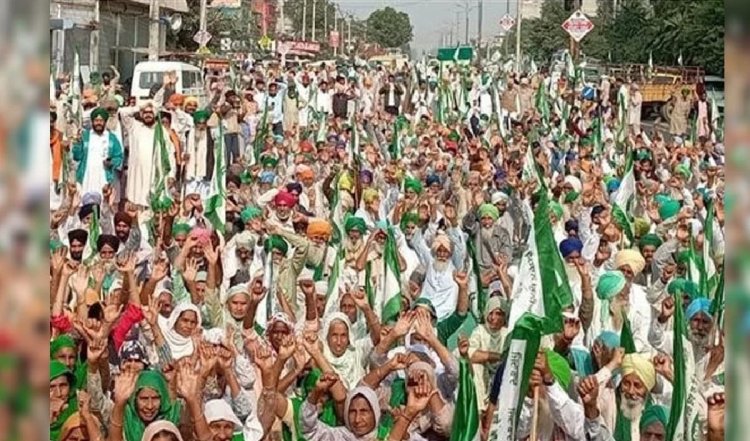‘Dilli Chalo’ विरोध अभियान के 100 दिन पूरे होने पर शंभू, खनौरी सीमा पर इकट्ठा हुए किसान