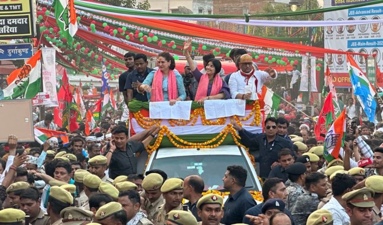 Lok Sabha Election: वाराणसी में प्रियंका-डिंपल का रोड शो, श्री काल भैरव जी के भी किए दर्शन