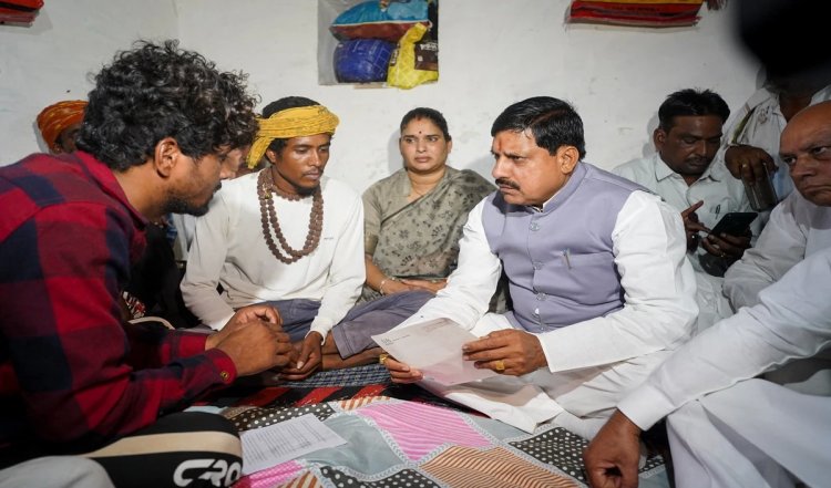 Madhya Pradesh : मुख्यमंत्री यादव ने दलित महिला अंजना अहिरवार के परिजनों से की मुलाकात