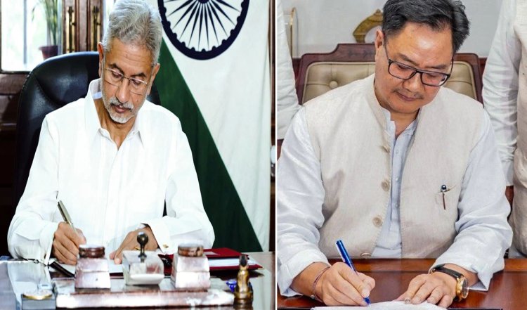 पहले दिन ही एक्शन में आये मोदी के सारे मंत्री, कार्यभार संभालते ही Jaishankar ने Pakistan और Rijiju ने विपक्ष के लिए कह दी बड़ी बात