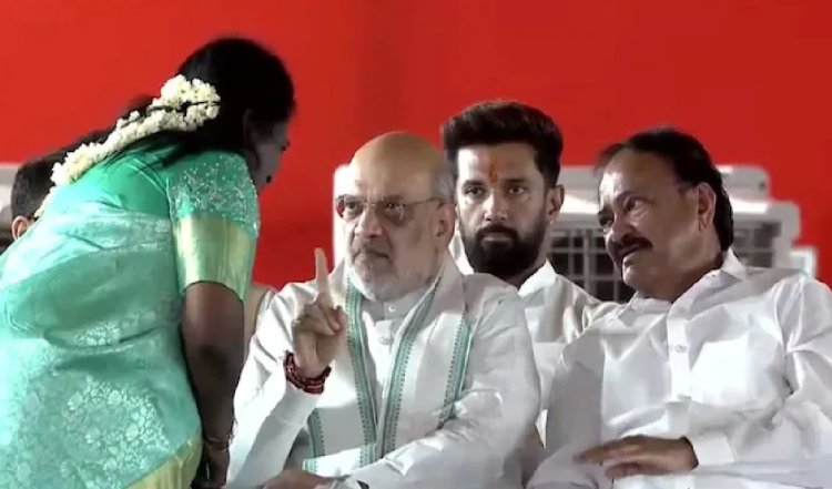 सबके सामने पूर्व राज्यपाल को अमित शाह ने ऐसा क्या कहा? वायरल होने लगा वीडियो