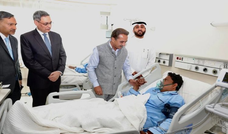 Kuwait Fire Incident : पीड़ितों की सहायता के लिए विदेश राज्य मंत्री कीर्ति वर्धन सिंह कुवैत पहुंचे
