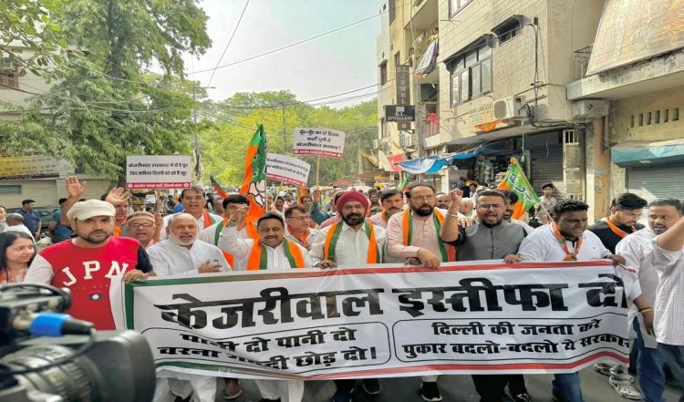 वीरेंद्र सचदेवा के नेतृत्व में दिल्ली के सभी मंडलों में भाजपा ने निकाली केजरीवाल सरकार पर धिक्कार पदयात्रा - बड़ी संख्या में आम नागरिक भी जुड़े
