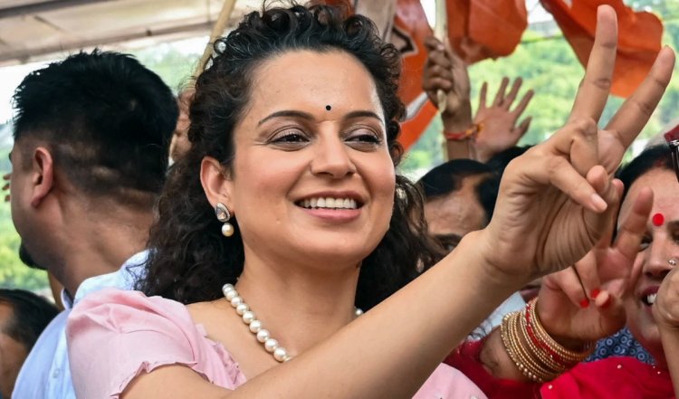 शपथ लेते ही कंगना रनौत ने दी विपक्ष को चुनौती, कहा- सिर्फ चिल्लम चिल्ली करेंगे या कुछ...