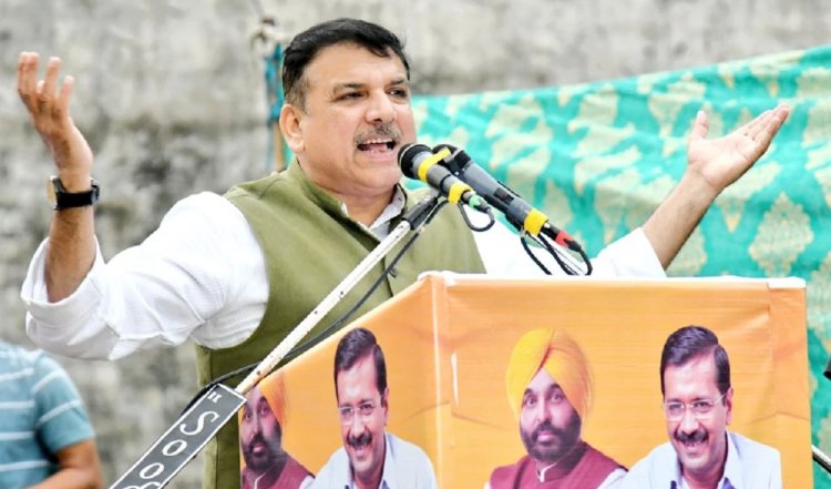 Uttar Pradesh : ‘AAP’ नेता संजय सिंह ने अदालत में आत्मसमर्पण किया, जमानत मंजूर