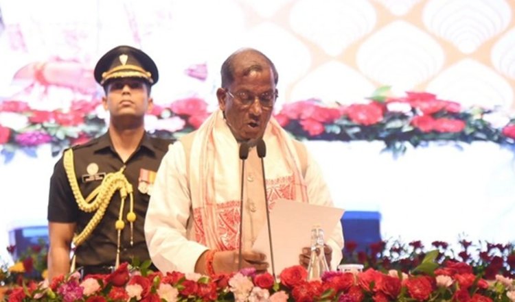 Laxman Prasad Acharya ने ली मणिपुर के राज्यपाल पद की शपथ