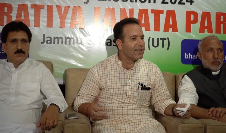 भाजपा ने जम्मू-कश्मीर में आगामी विधानसभा चुनाव के लिए घोषणापत्र समिति बनाई