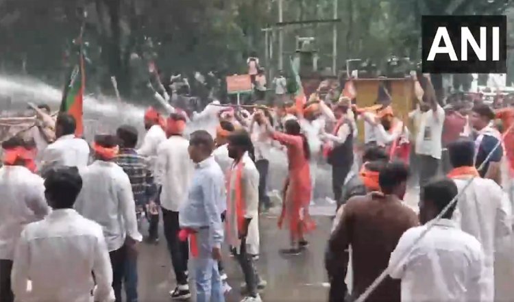 JMM सरकार के खिलाफ रांची में BJP का प्रदर्शन, शिवराज सिंह चौहान बोले- हेमंत सोरेन ने झारखंड को अराजकता में धकेला