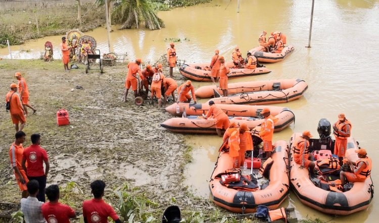आंध्र, तेलंगाना में बाढ़ से बचाव के लिए एनडीआरएफ की 26 टीमें तैनात