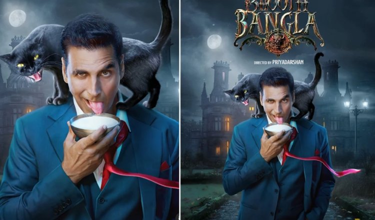 Bhoot Bangla Poster Out | Priyadarshan और Akshay Kumar 14 साल बाद फिर साथ आए, 2025 में रिलीज होगी हॉरर फिल्म 'भूत बांग्ला'