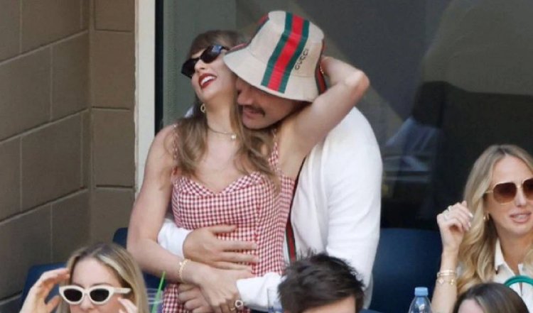 Viral Videos । खुल्लम खुल्ला प्यार करते कैमरों में कैद हुए Taylor Swift और Travis Kelce