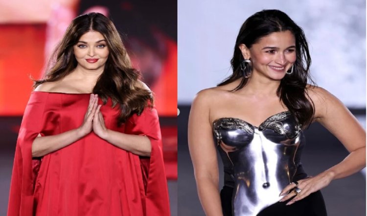 Paris Fashion Week 2024 में ऐश्वर्या राय ने रैंप वॉक पर बिखेरा जलवा, आलिया भट्ट ने मैटलिक ड्रेस में किया धमाकेदार डेब्यू