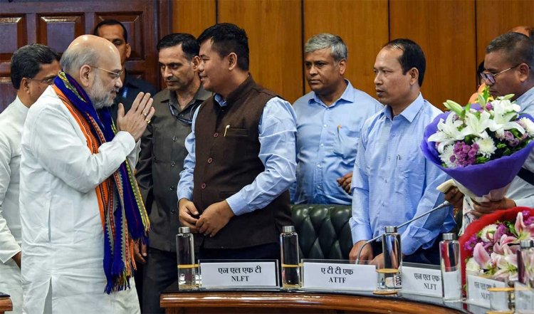 Vanakkam Poorvottar: 500 उग्रवादियों ने डाले हथियार, Tripura को उग्रवाद से पूरी तरह मुक्ति दिला कर गृह मंत्री अमित शाह ने रचा इतिहास