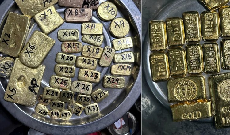 तेलंगाना में 3.71 करोड़ रुपये का तस्करी किया गया सोना जब्त, तीन गिरफ्तार