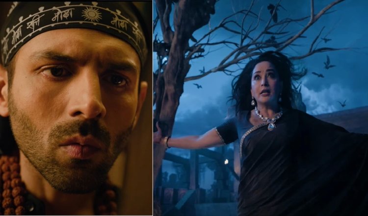 Bhool Bhulaiyaa 3 Trailer | हास्य है, हॉरर है, पागलपन है... माधुरी दीक्षित आती हैं और सबको शांत करा देती हैं, दो मंंजुलिकाओं में फंसे रूह बाबा